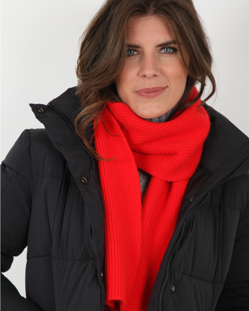 Crimson Red Scarf