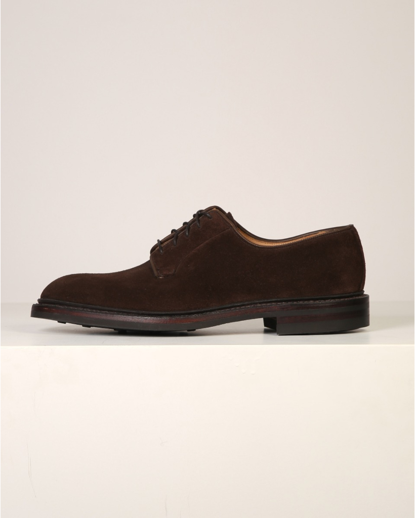 Lanark 3 Dark Brown Suede