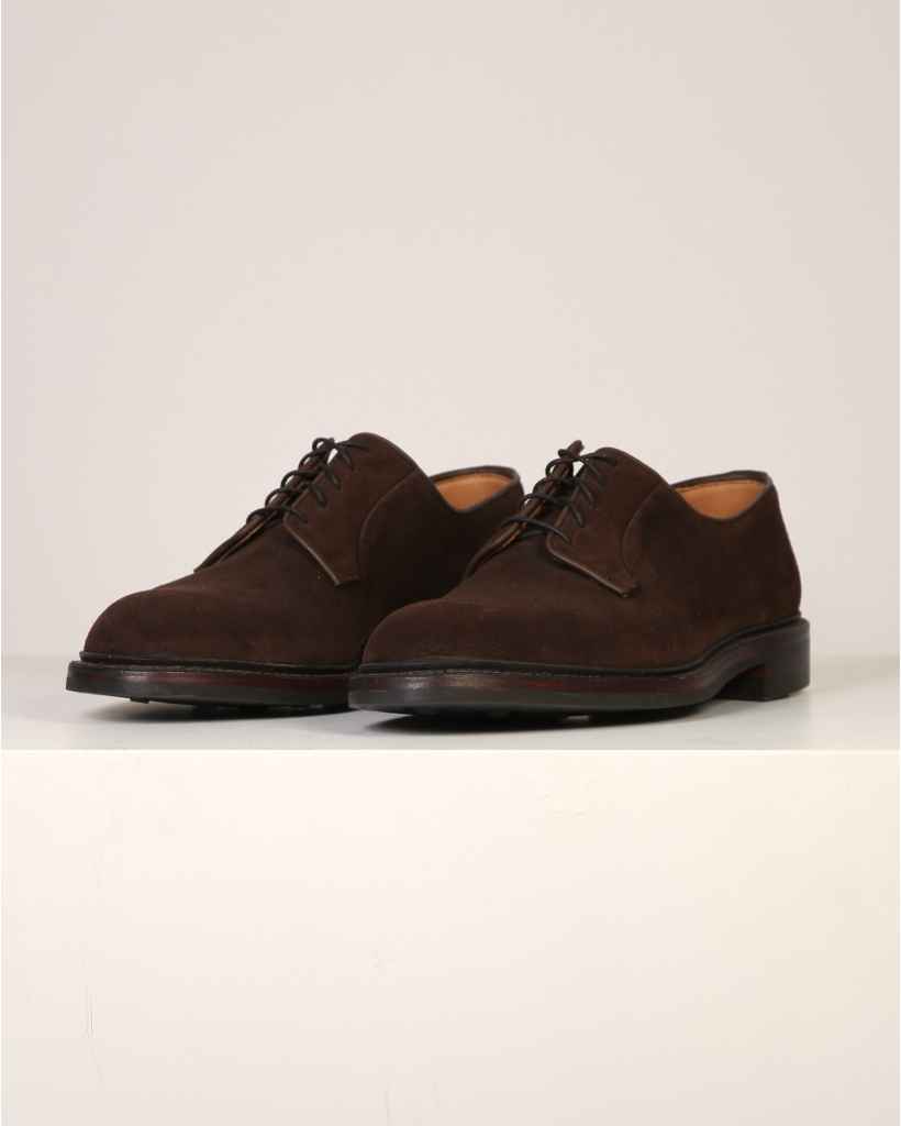 Lanark 3 Dark Brown Suede