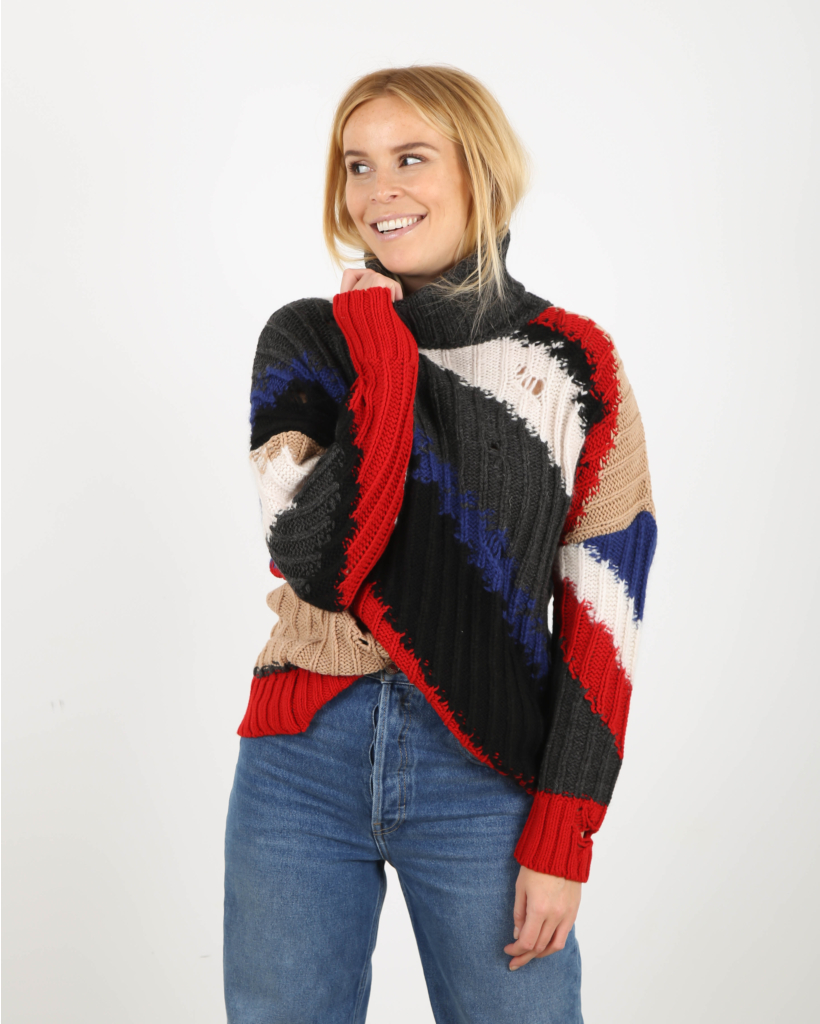 Kana Jumper Diagonal Stripes