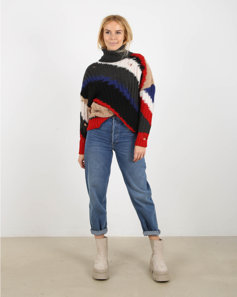 Kana Jumper Diagonal Stripes