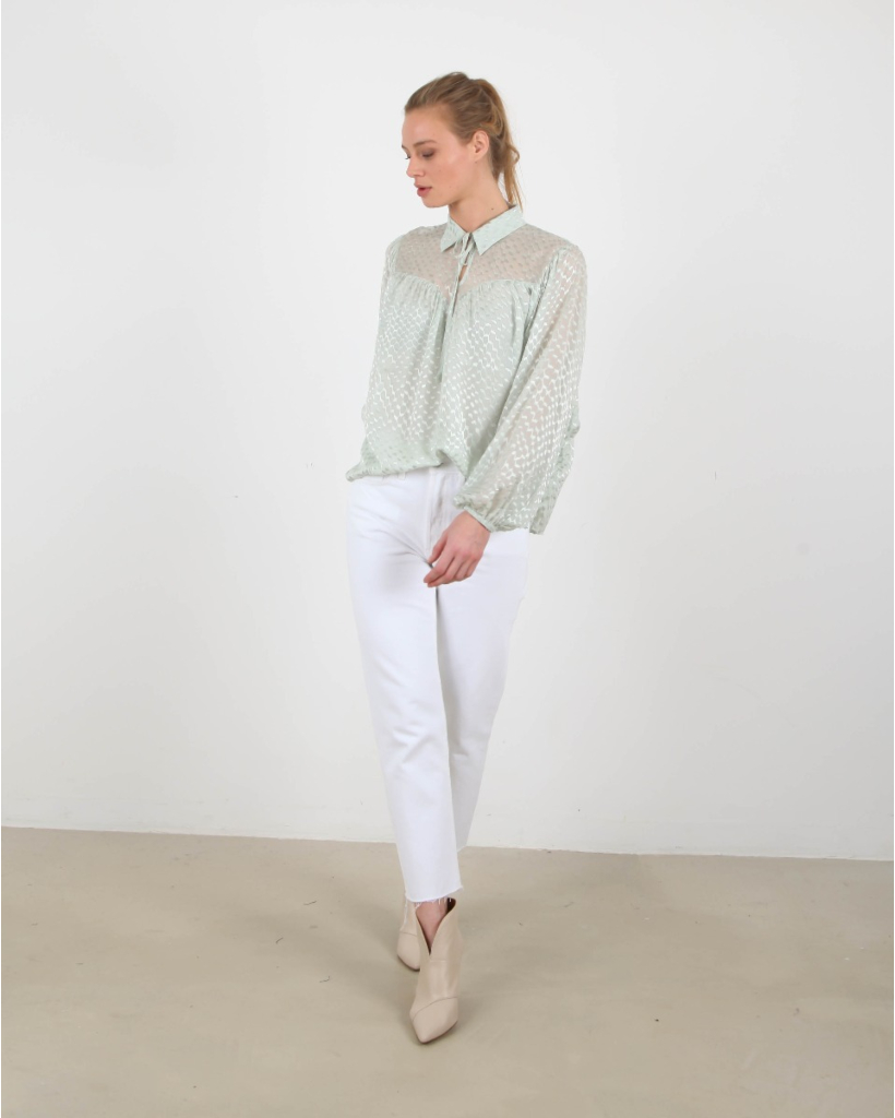 Blouse Brandy Sea Foam Devoré