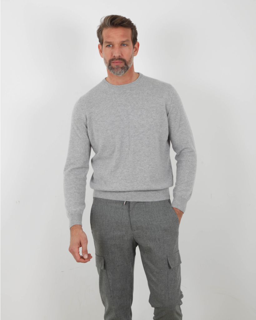 Cashmere Flannel Kid Wool Pullover