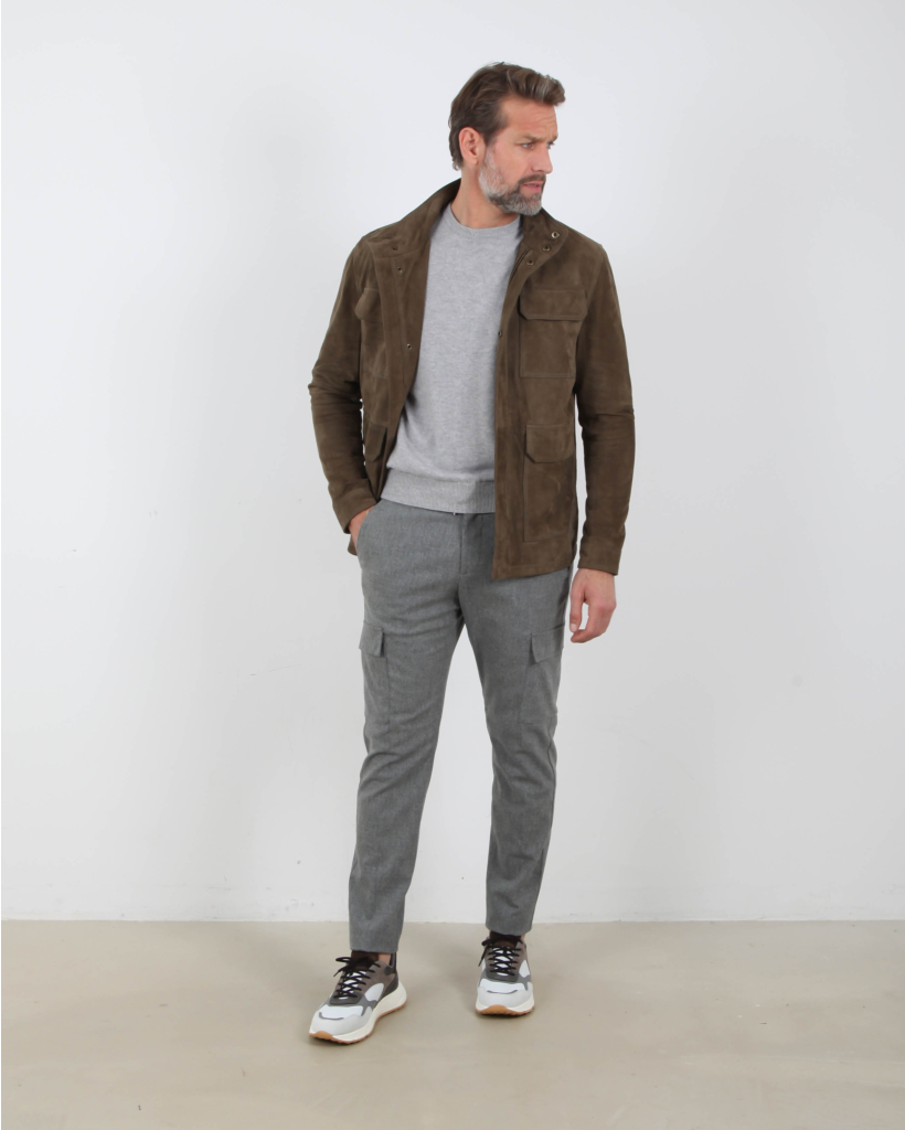 Cashmere Flannel Kid Wool Pullover