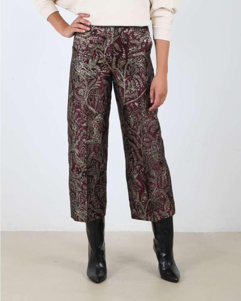 Trousers Gaeta Burgundy