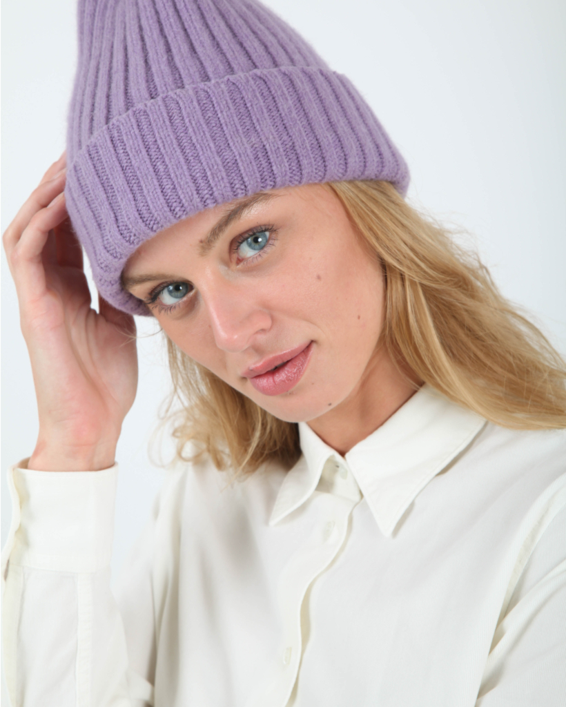 Lavender hat