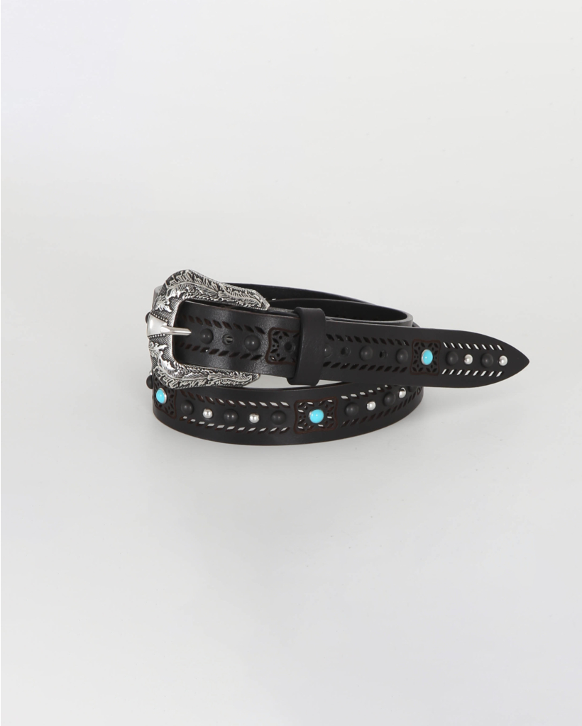 Belt Black Silver