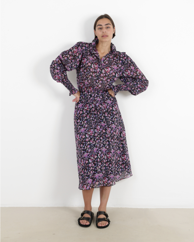 Galoa Dress Midnight Pink 