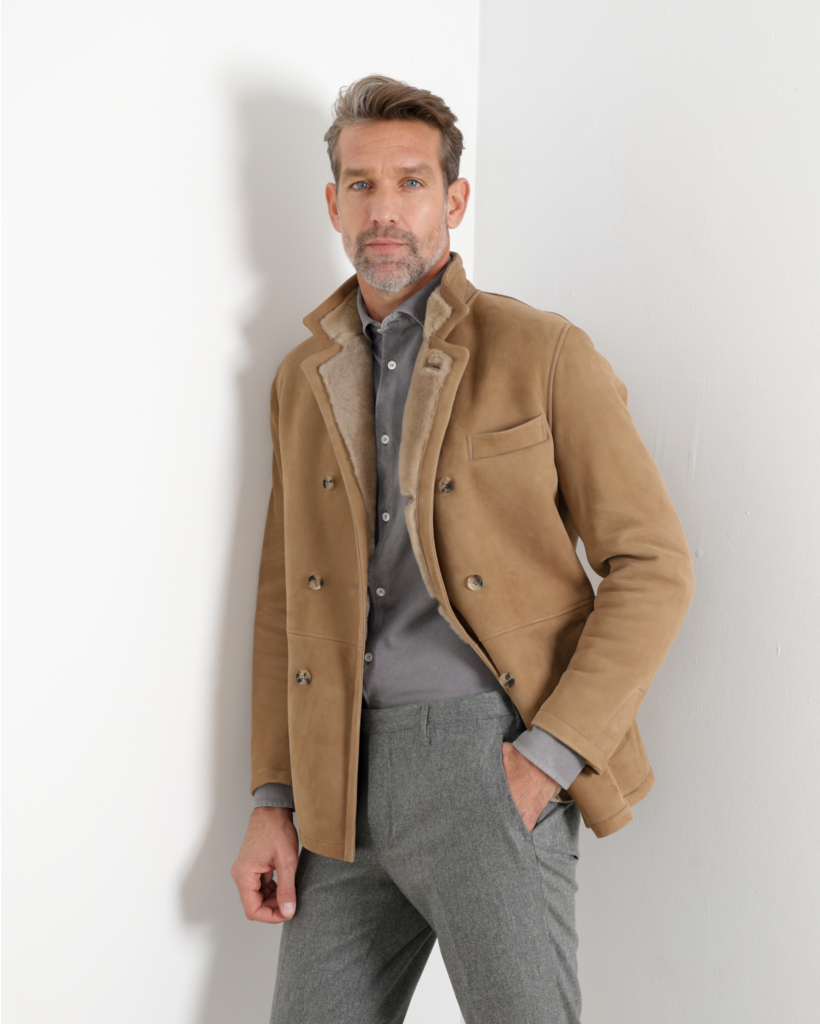 Montone jack taupe shearling 