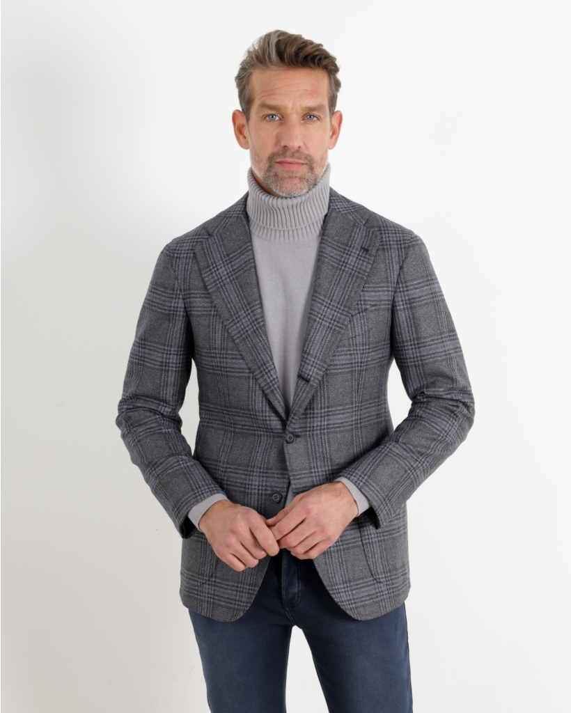 Jacket single breasted anthra