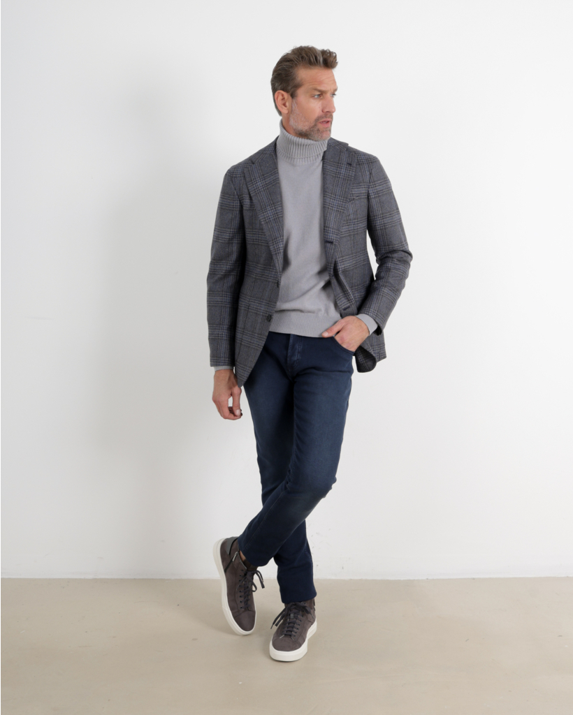 Jacket single breasted anthra