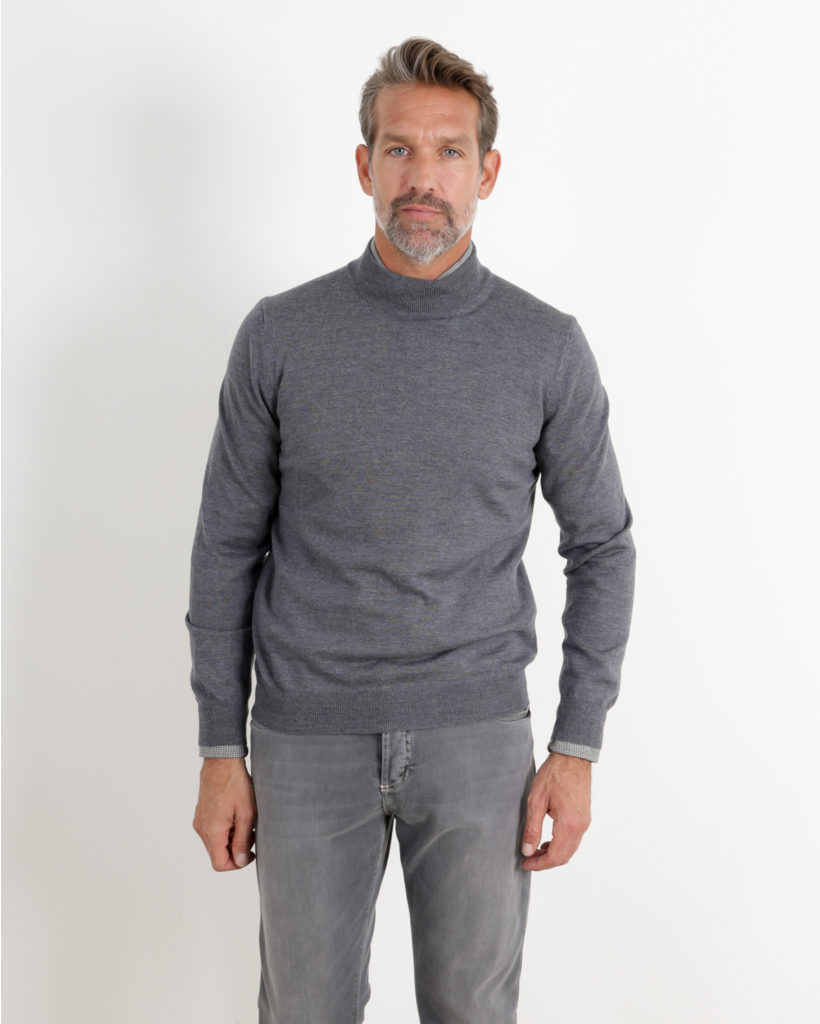 Pullover Col Grey
