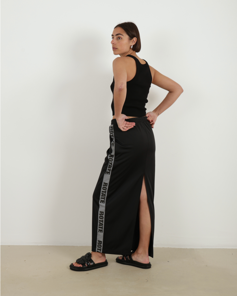 Logo Skirt Black