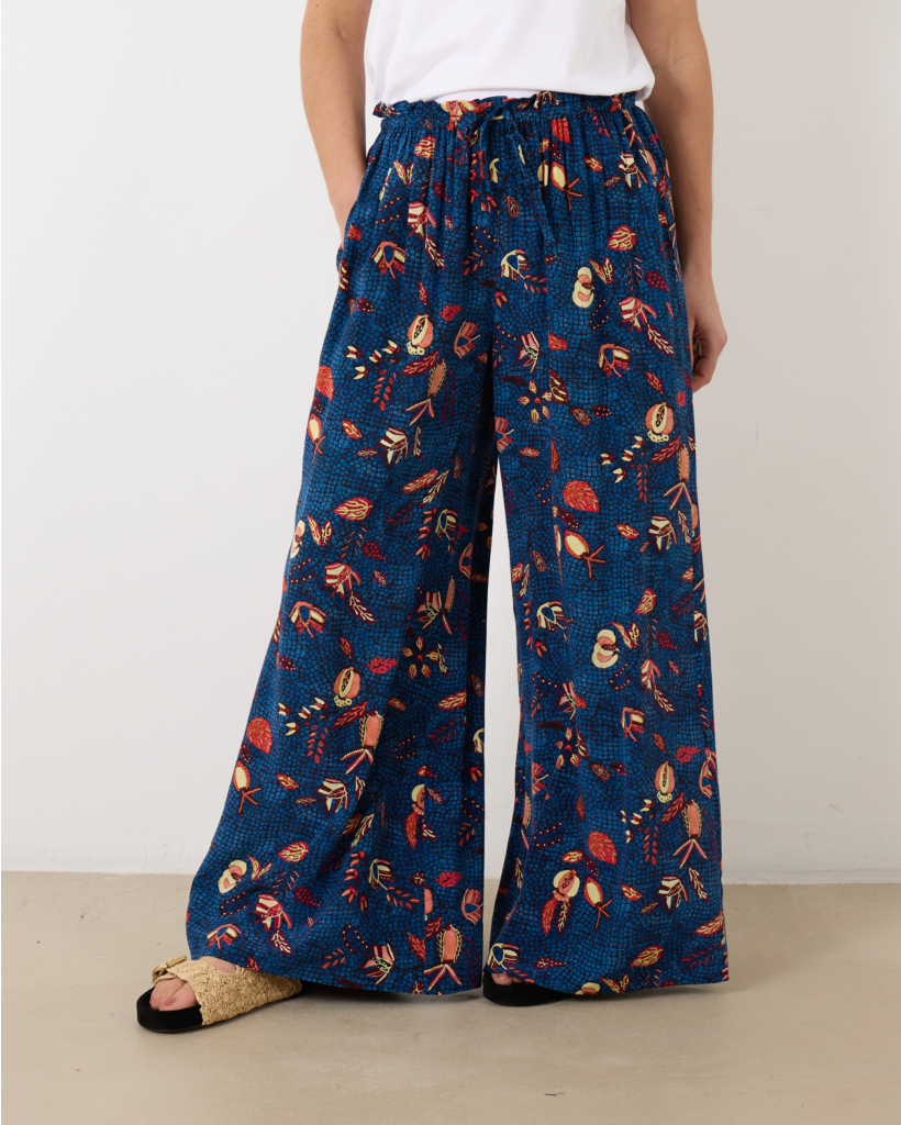 Sawyer pantalon blue print 