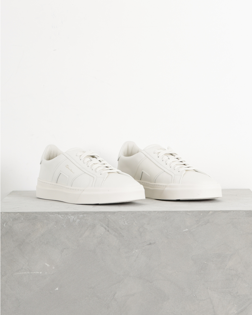 Double Buckle Sneaker White