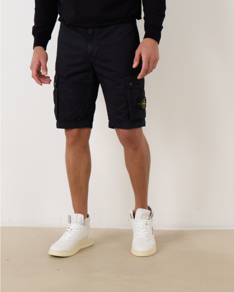 Cargo Bermuda Slim Blue 