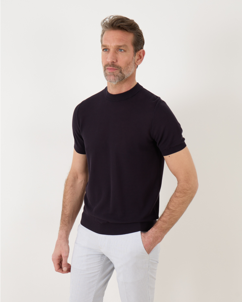 Knitwear T-shirt Dark Blue