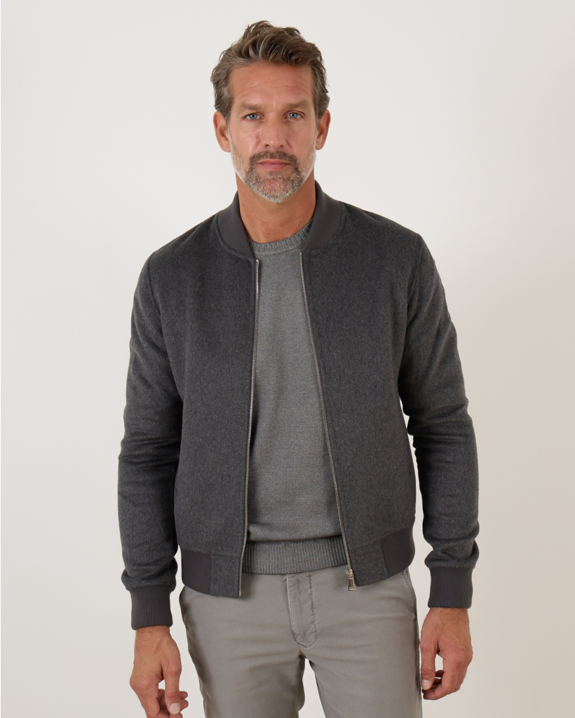 Mick Jacket Dark Grey Melange