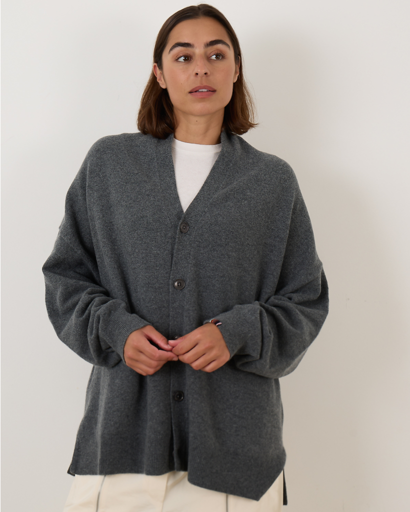 No. 24 Tokyo Cardigan Anthracite