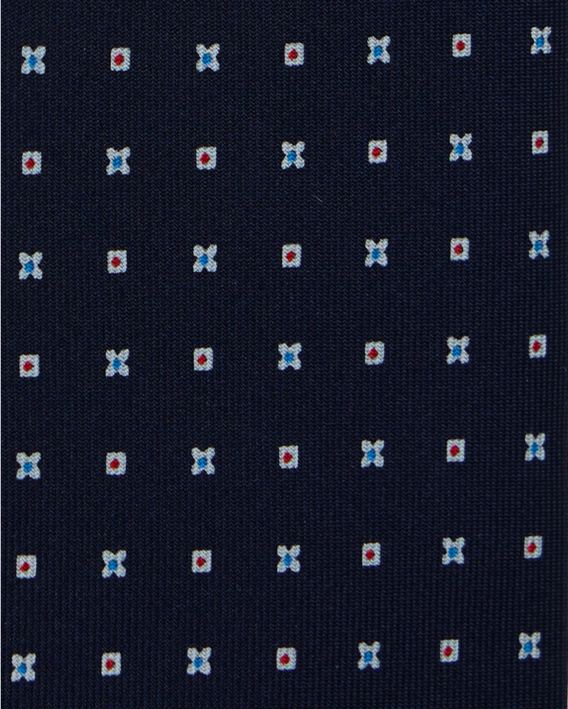 Classic Silk Tie - Navy