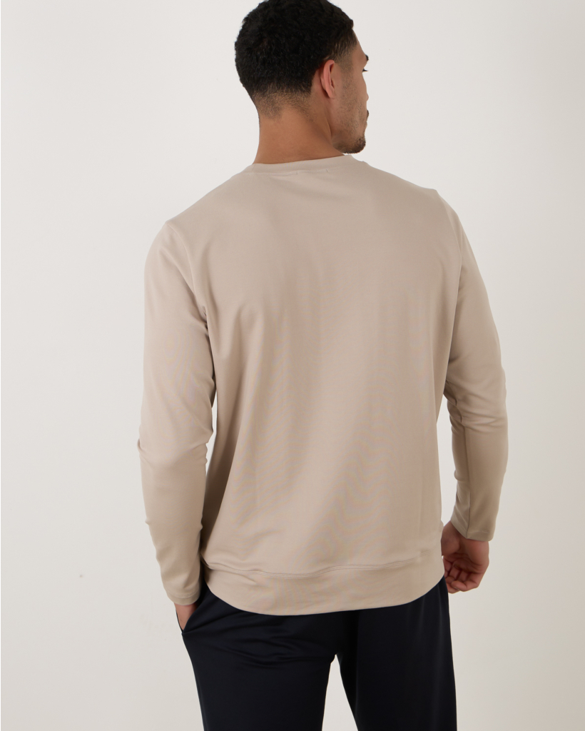 Stone crewneck sweater