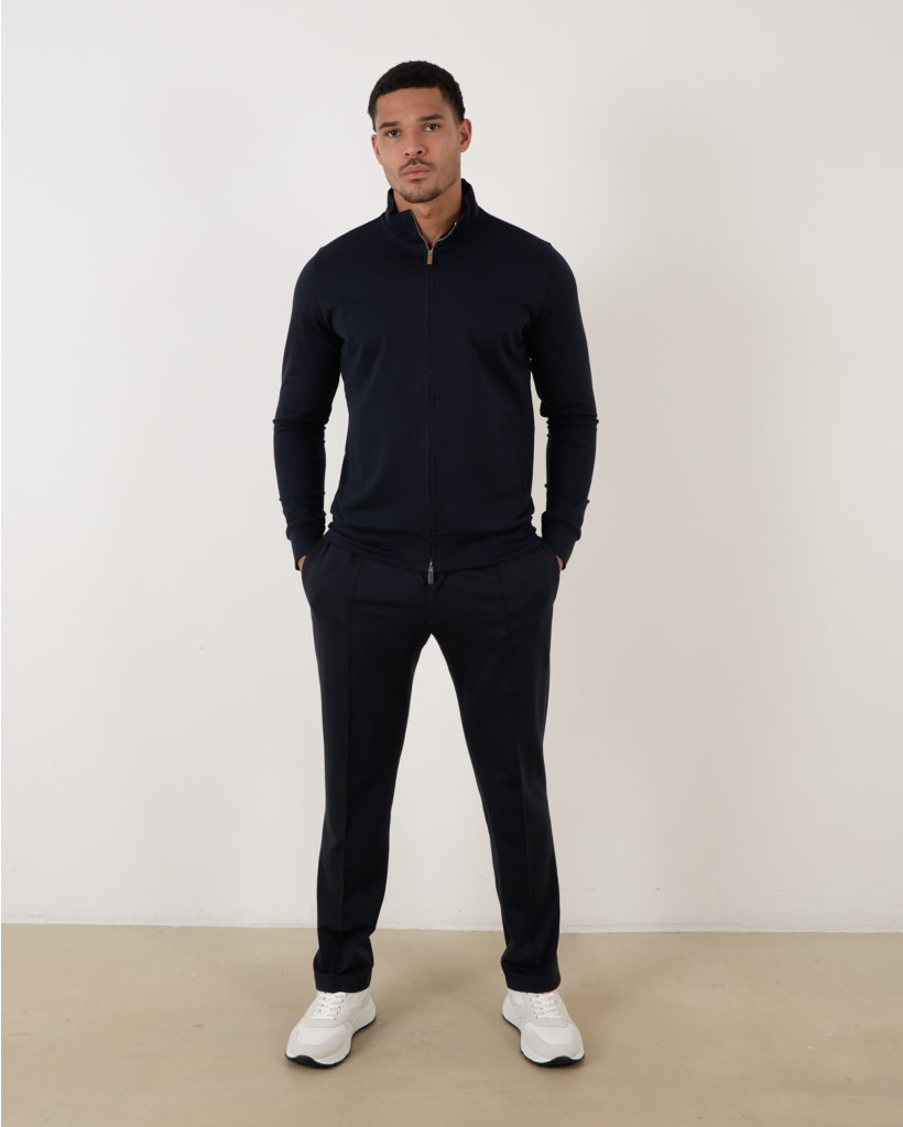 Navy cardigan