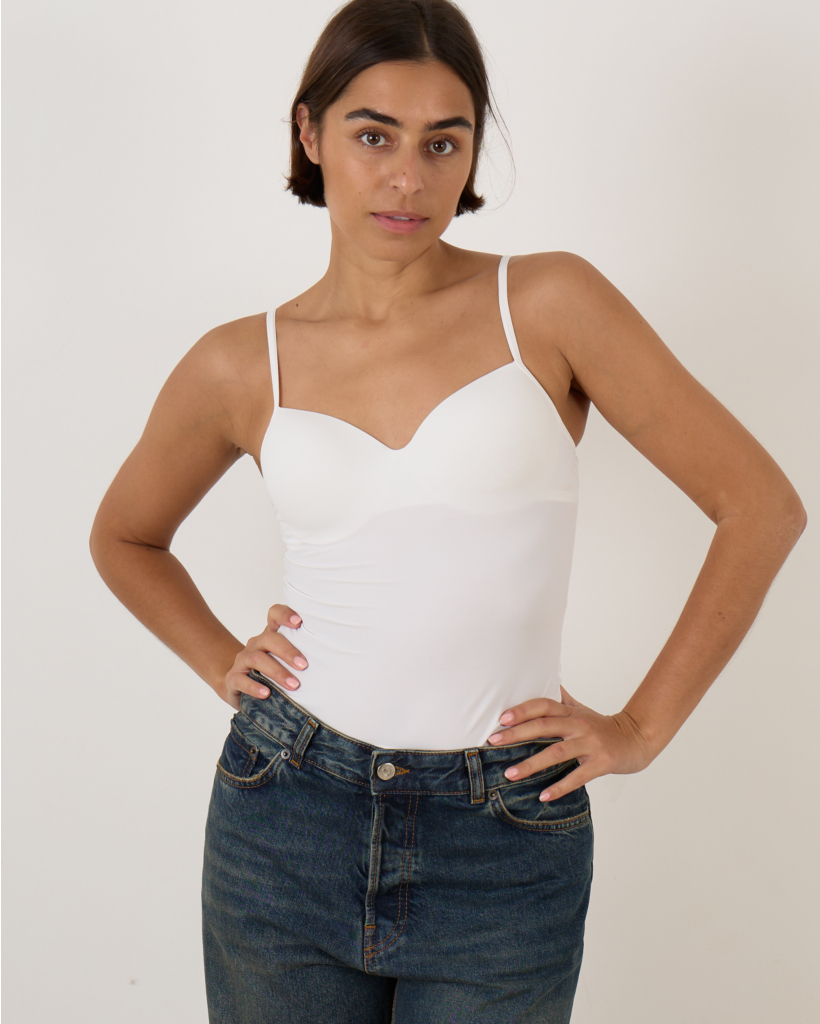 Allure Padded Bra Top White