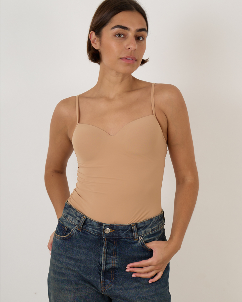 Allure Padded Bra Top Nude