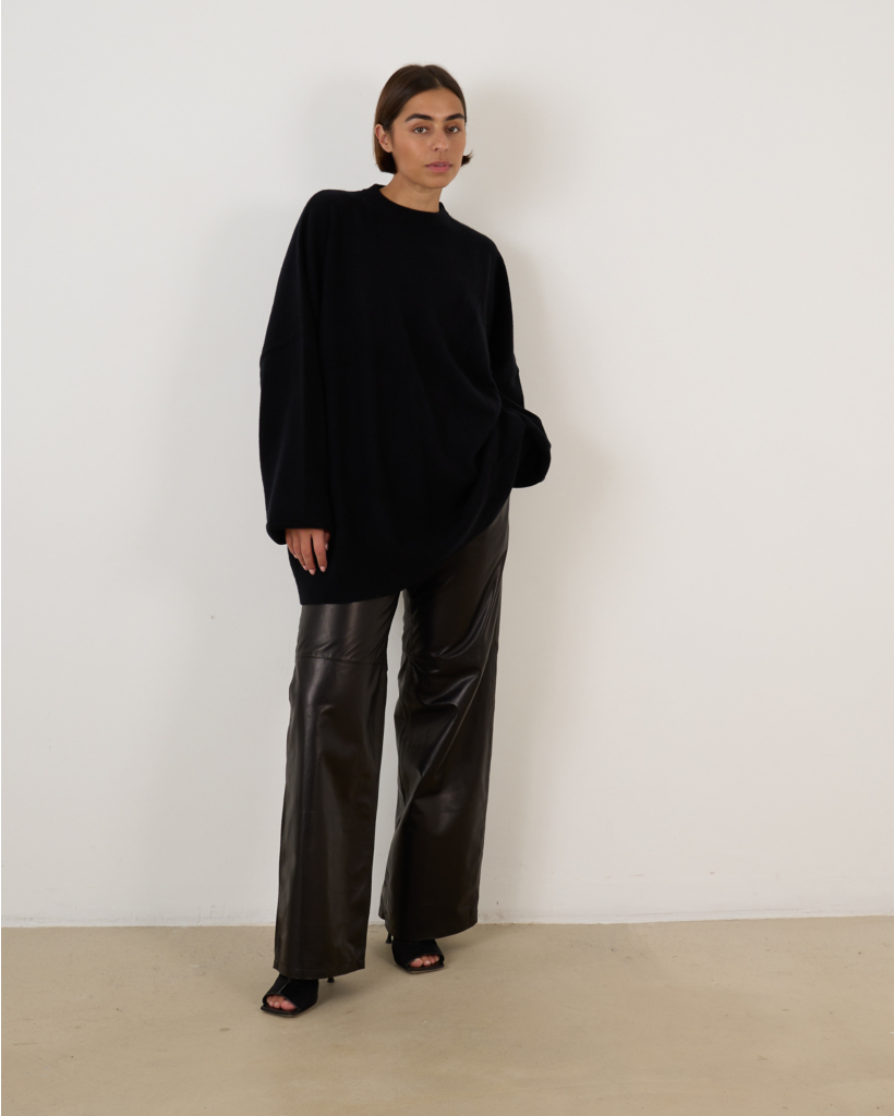 Norina Paper Pantalon Black