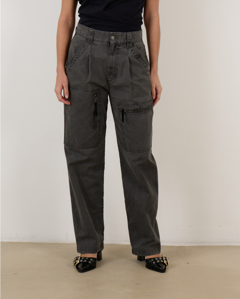 Kanna Pants Faded Black