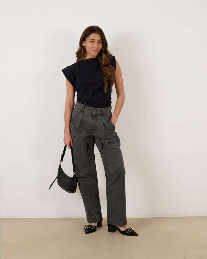 Kanna Pants Faded Black