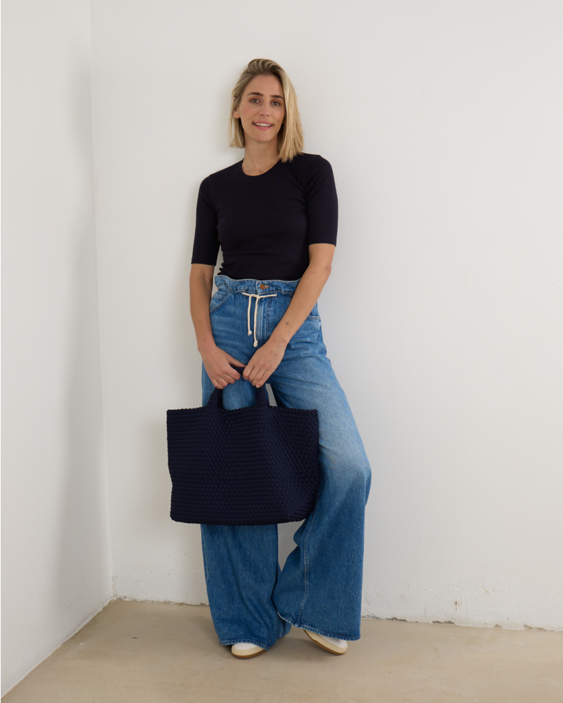 Ribbed T-shirt Dark Night