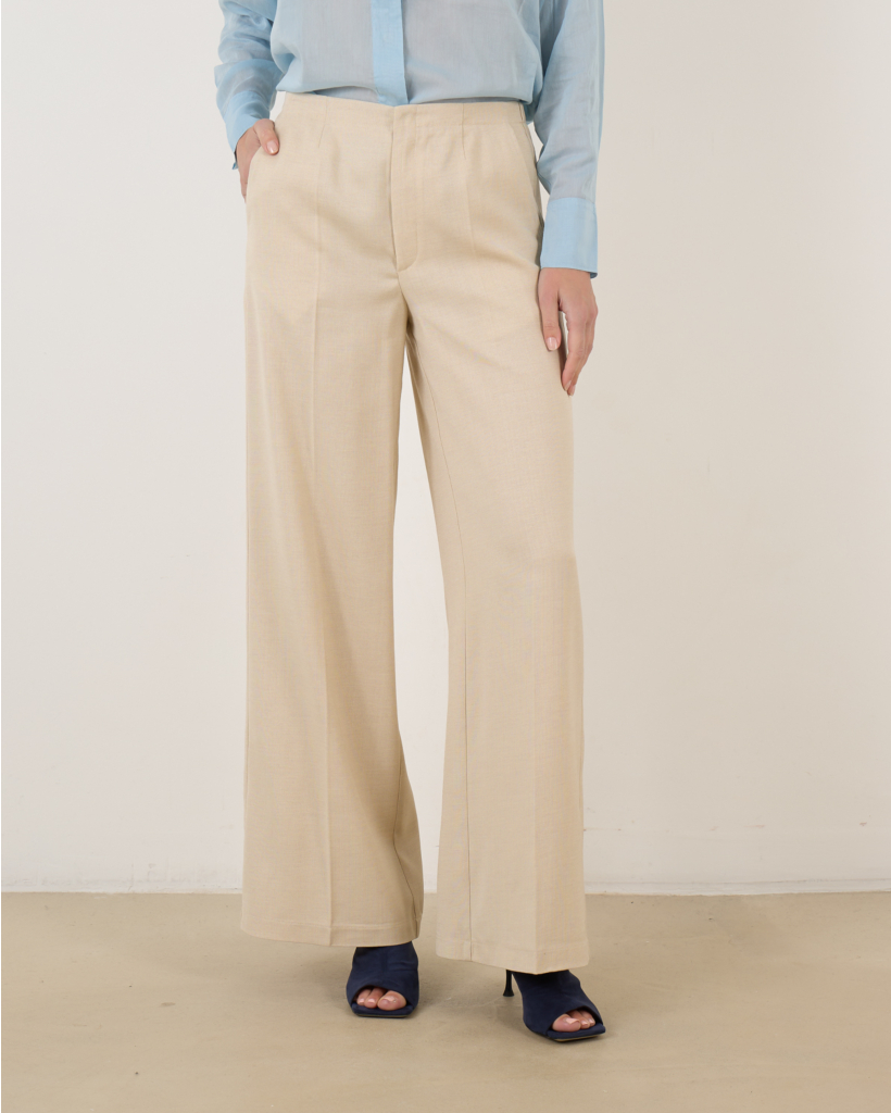Flat Front Trousers Dune