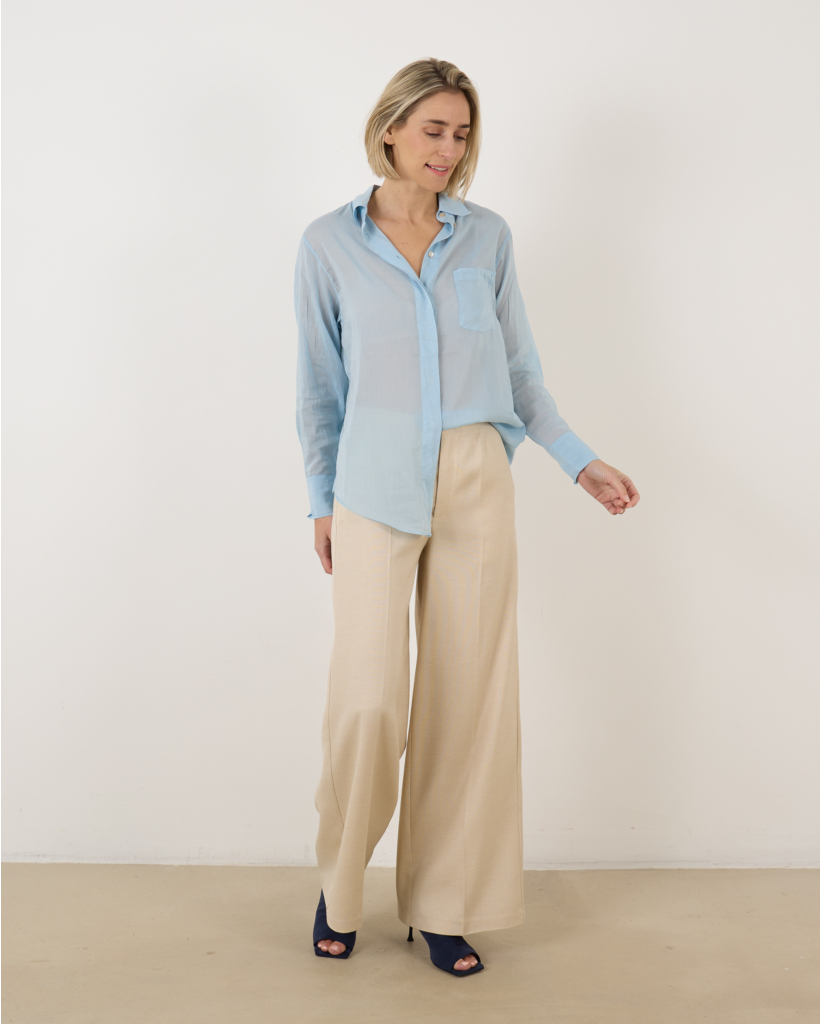 Flat Front Trousers Dune