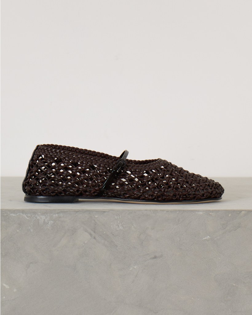Balla Weave Flat Strap Bordeaux