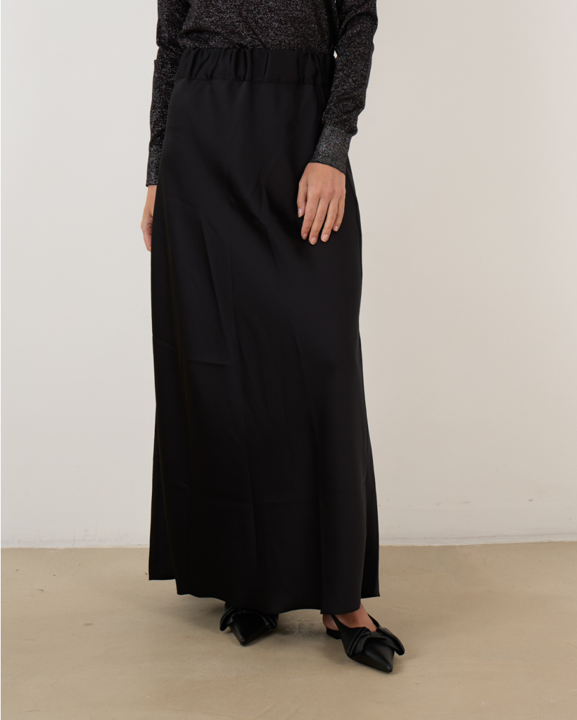 Jude Skirt Satin Black