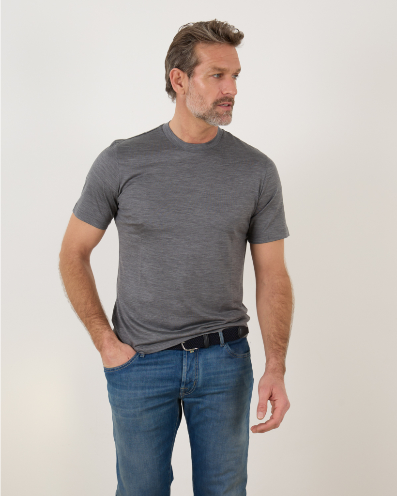 Eli T-shirt Grey Melange
