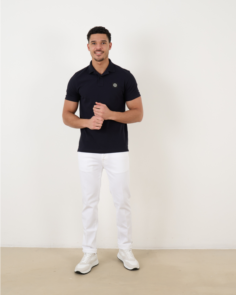 Slim Fit Polo Navy Blue