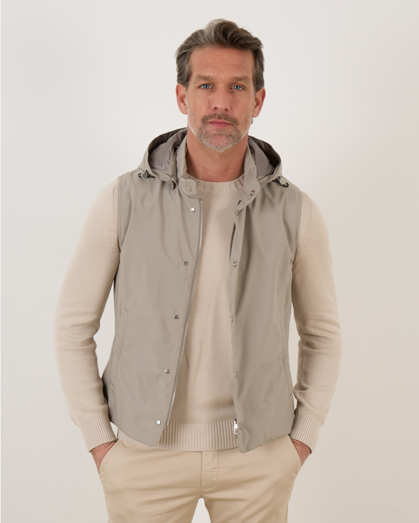 Gewatteerde Bodywarmer Beige