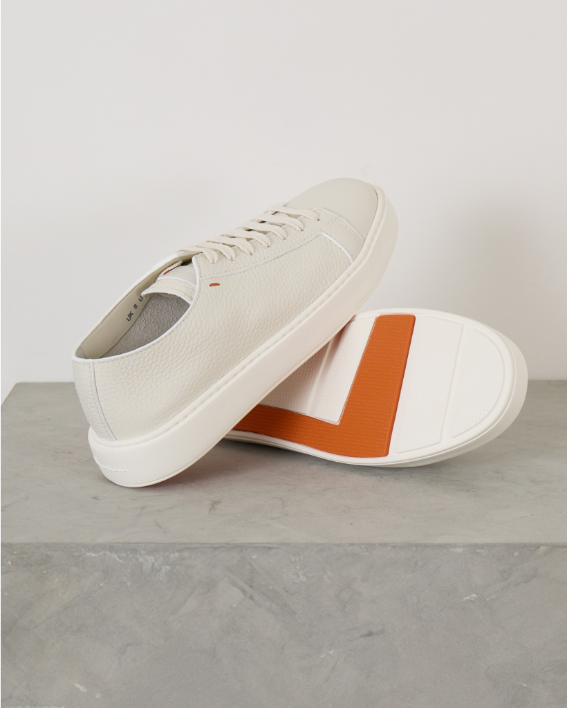 Leather Sneaker White