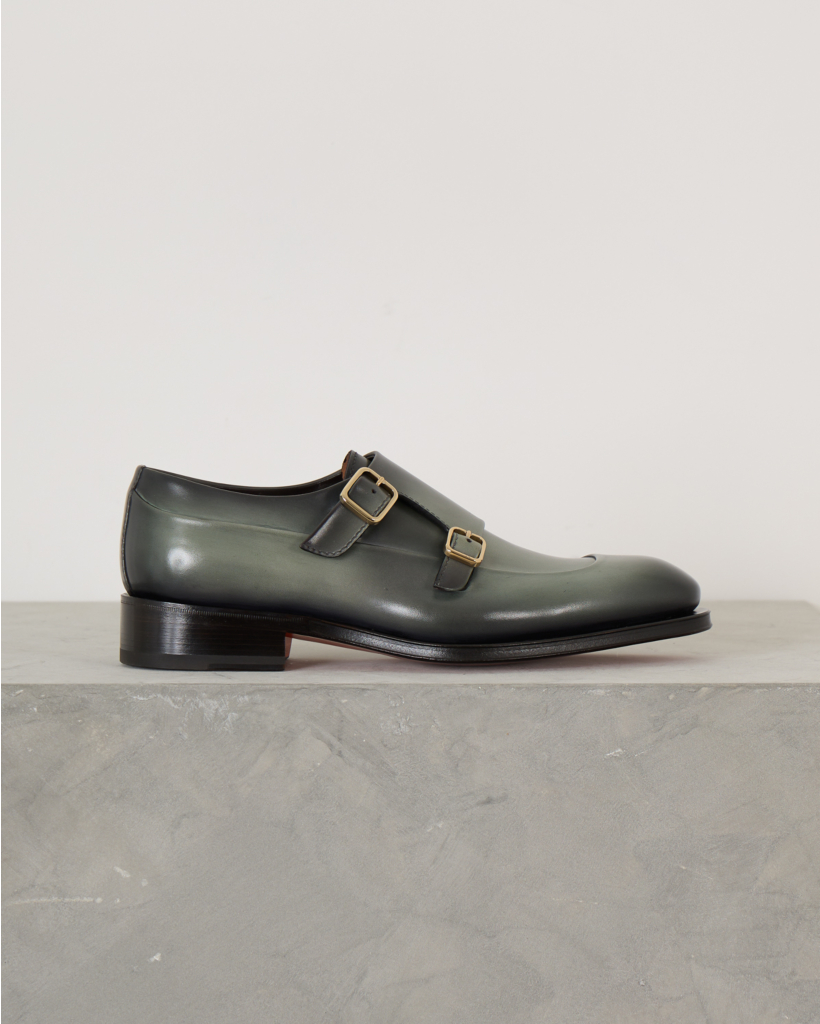 Grey Green Slip-on Sneaker 