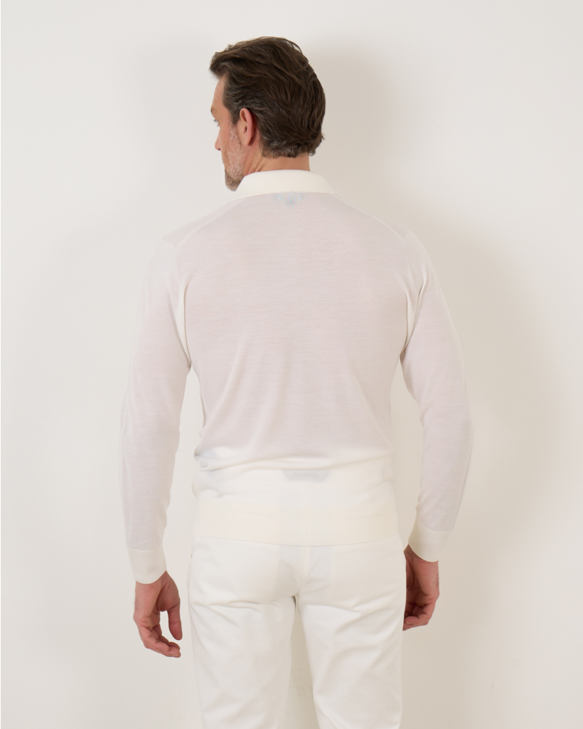 Pullover Polo Wit
