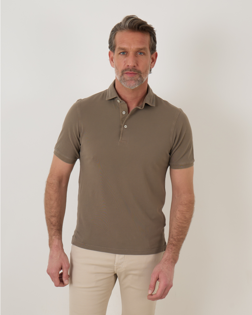 Piqué Polo Taupe