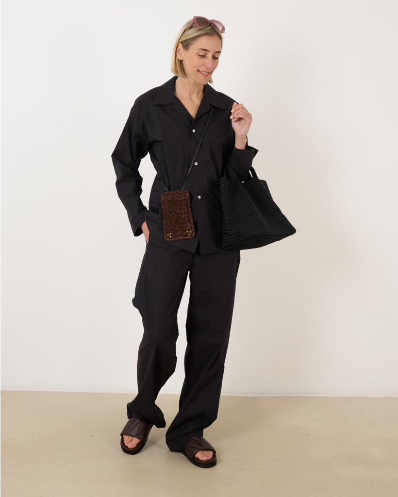 Relaxed Trousers Black