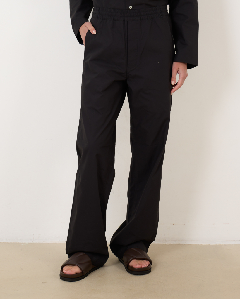 Relaxed Trousers Black