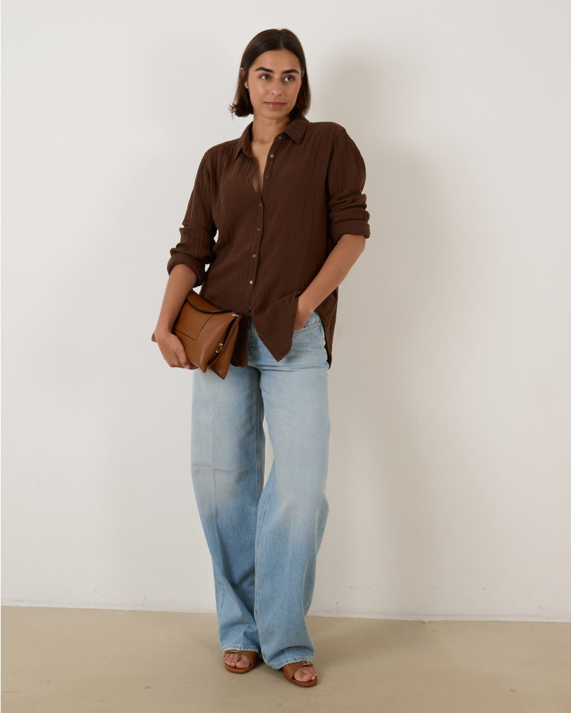 Penelope Slouch Bag Tan Crust