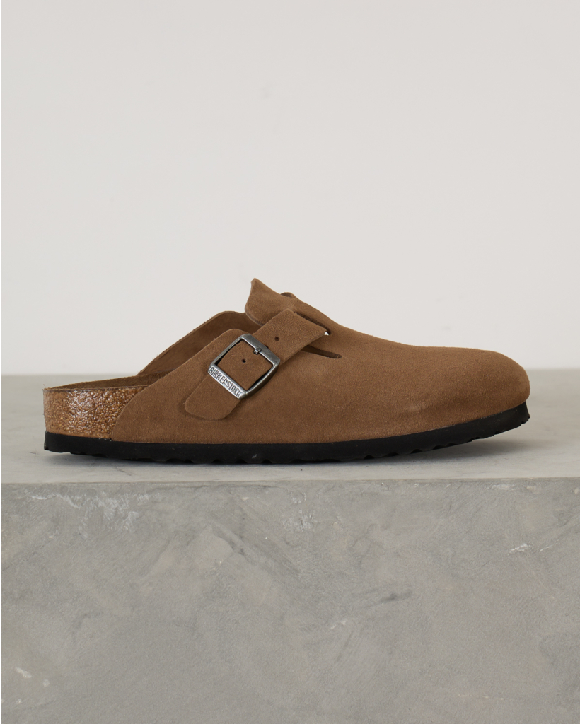 Boston suede loafers Dark Tea Tonal