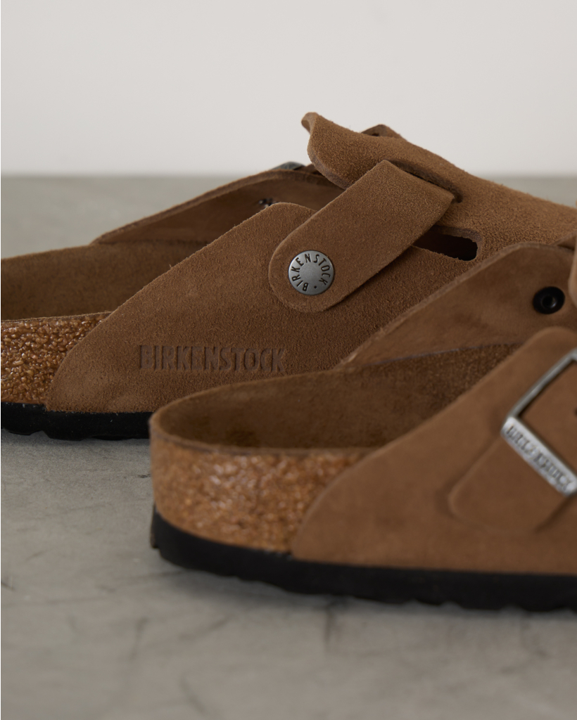 Boston suede loafers Dark Tea Tonal