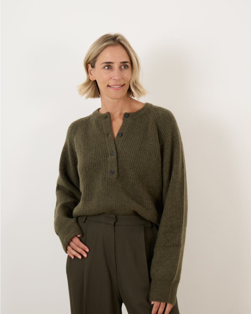 Alano Cardigan Olive