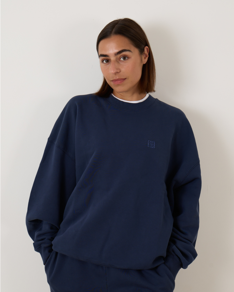 Miles Sweatshirt Dark Blue